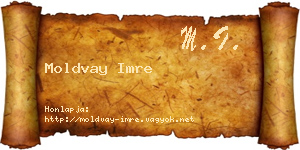 Moldvay Imre névjegykártya